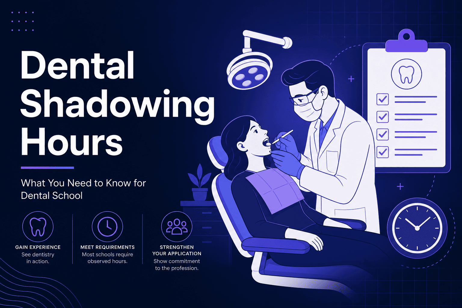 How Many Dental Shadowing Hours Do You Need for Dental School? (2025–2026 Guide)
